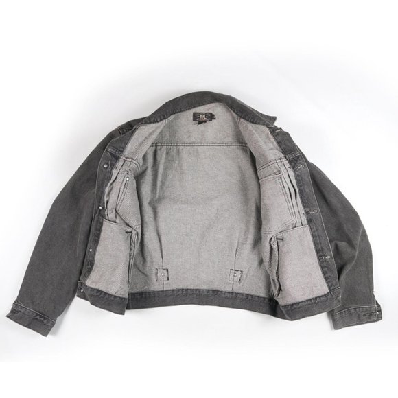 RRL Double RL Trucker Denim Jacket Sz M Made In US - Picture 6 of 10